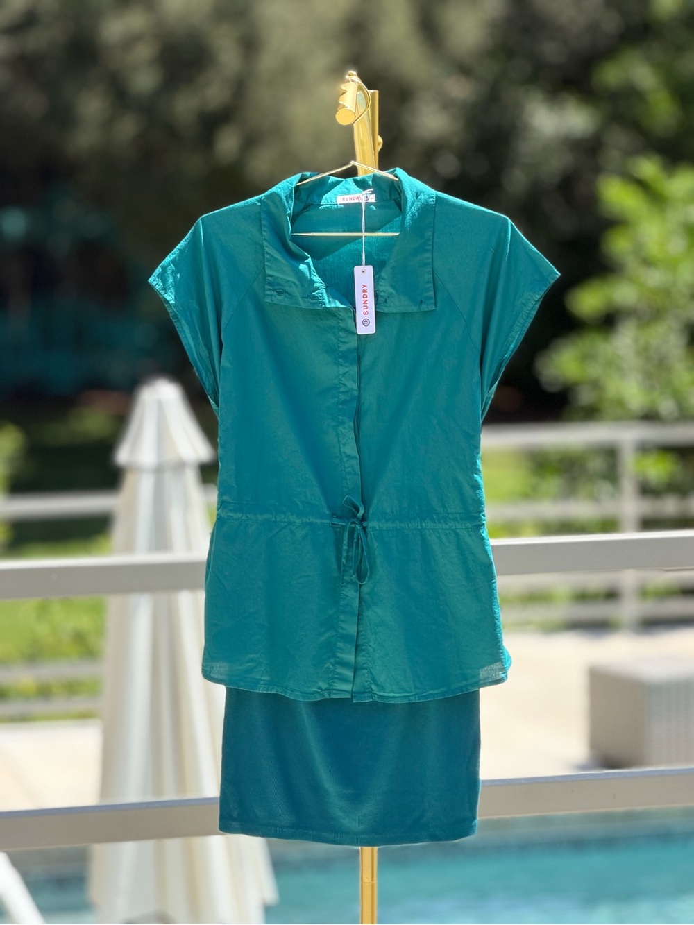 Anthropology x Sundry Sporty Twofer Mini Dress